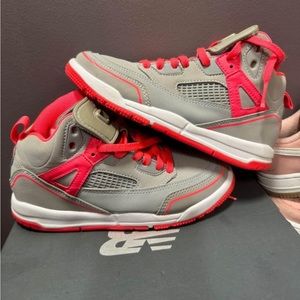 Nike Jordan Spizike Wolf Grey Racer Pink Size 13C  CJ7217-060